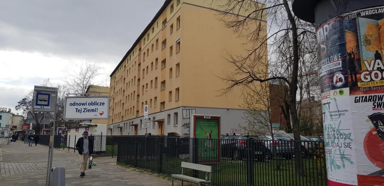 Mieszkanie Jednopokojowe, Ul Dworcowa, Centrum, Parking Gratis!!! 브로츠와프 외부 사진